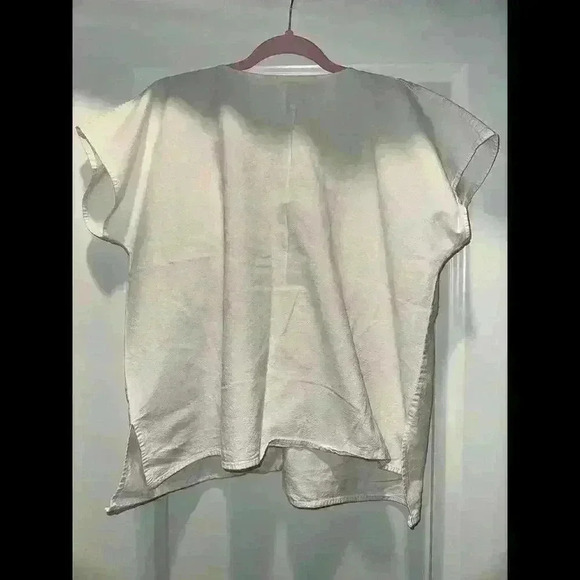 NWOT Handmade In Mexico, Pastel Colored Embroidered Women’s Blouse 100% Cotton M - Picture 4 of 4